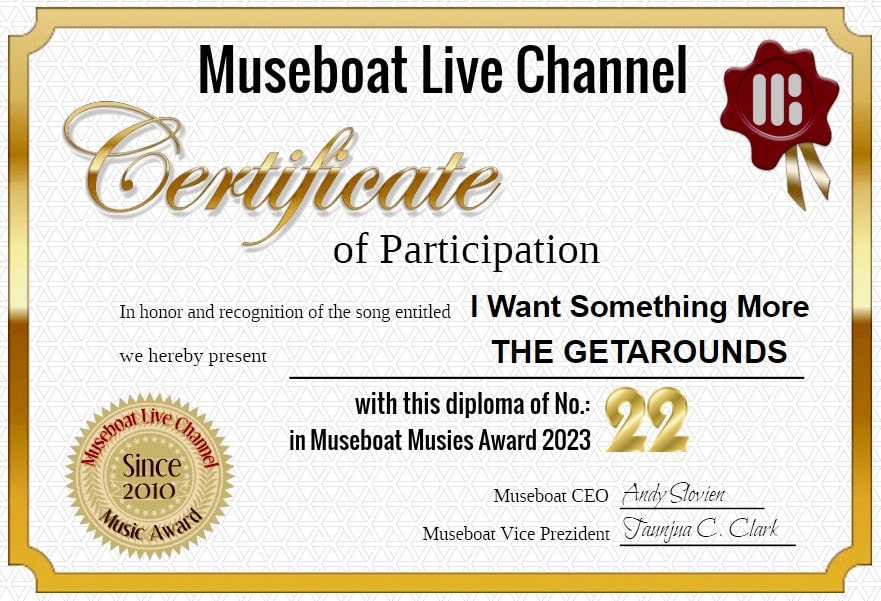 THE GETAROUNDS on Museboat LIve